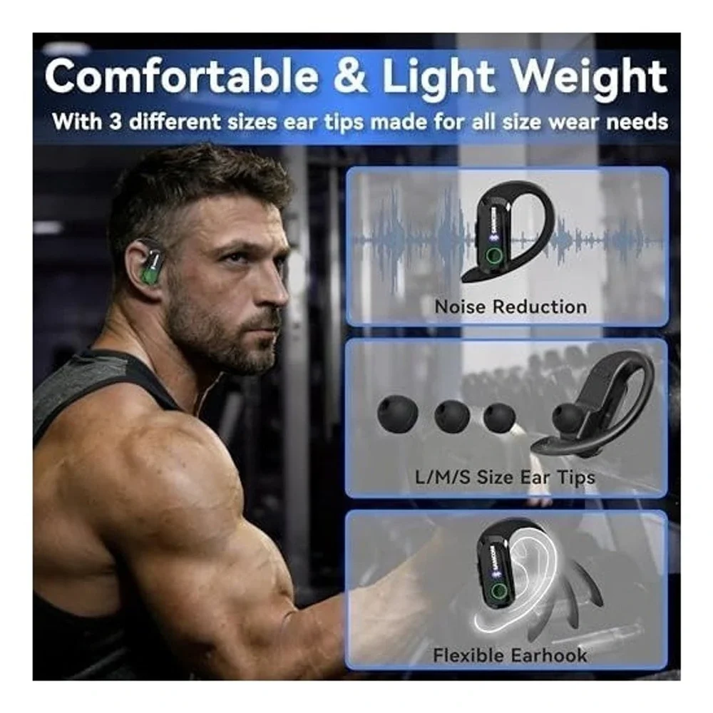 SAMCOM X7 Wireless Bluetooth Walkie Talkie Earpiece K-Type 2-Pin Headset Kit